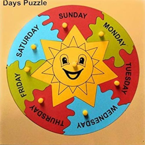 Day Puzzle (Wooden Tray)